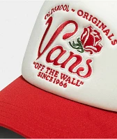 Vans Winding Road True Red Trucker Hat