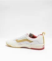 Vans Zahba Vintage Sport White & Gold Skate Shoes