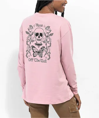 Vans Zattoo Pink Long Sleeve T-Shirt