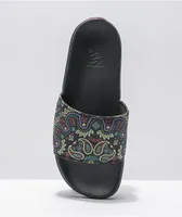 Vans x Baker Bandana Black & Multi Slide Sandals