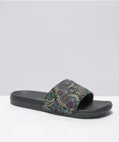 Vans x Baker Bandana Black & Multi Slide Sandals