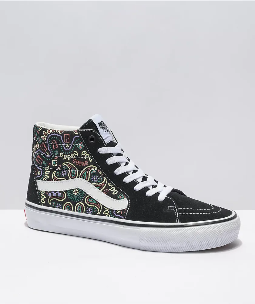 Vans x Baker Skate Sk8-Hi Bandana Black Skate Shoes