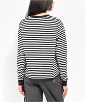 Vans x Breana Geering Skate Black & White Striped Long Sleeve T-Shirt