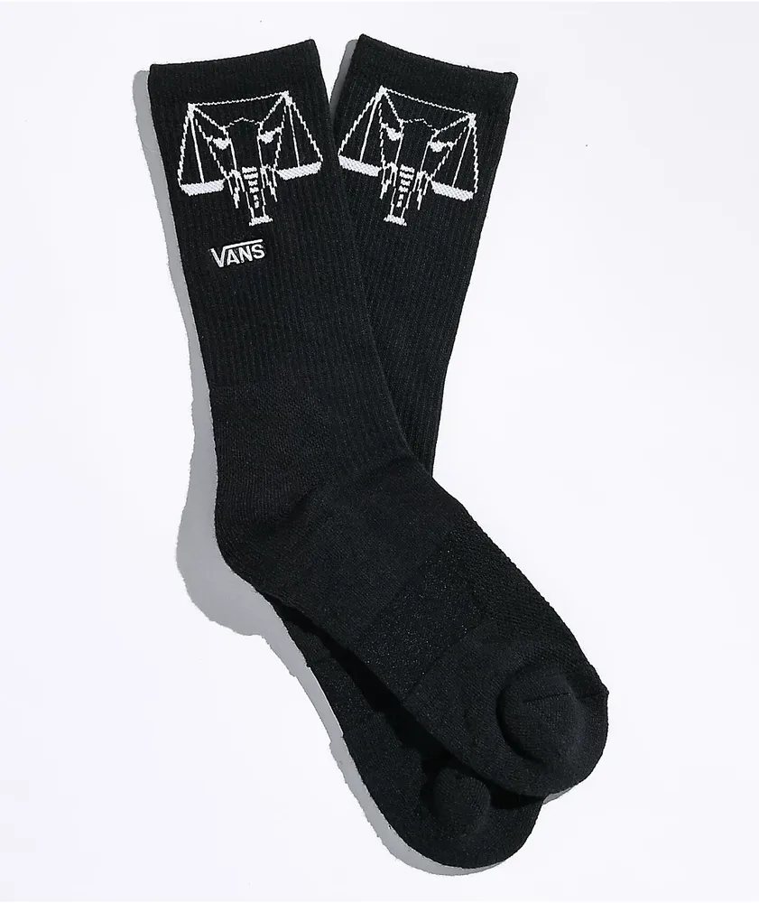 Vans x Courage Adams Black Crew Socks