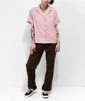 Vans x Karina Rozunko Lilac Short Sleeve Button Up Shirt