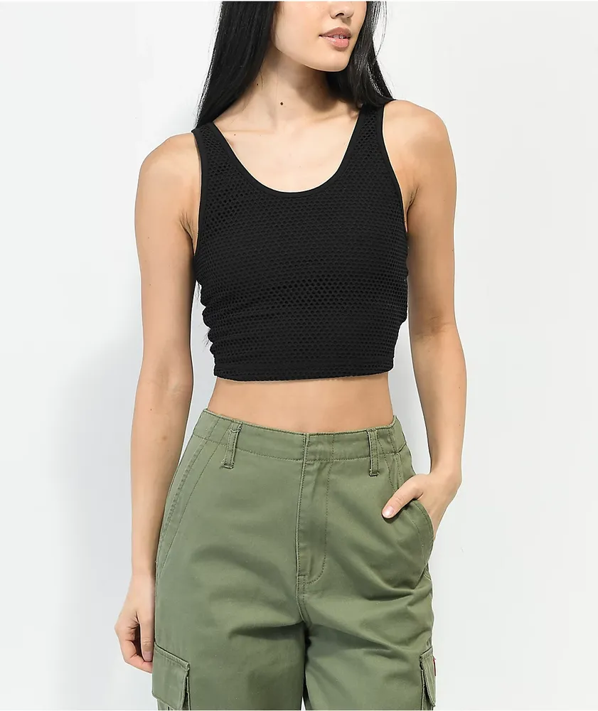 Vans x Lizzie Black Knit Tank Top