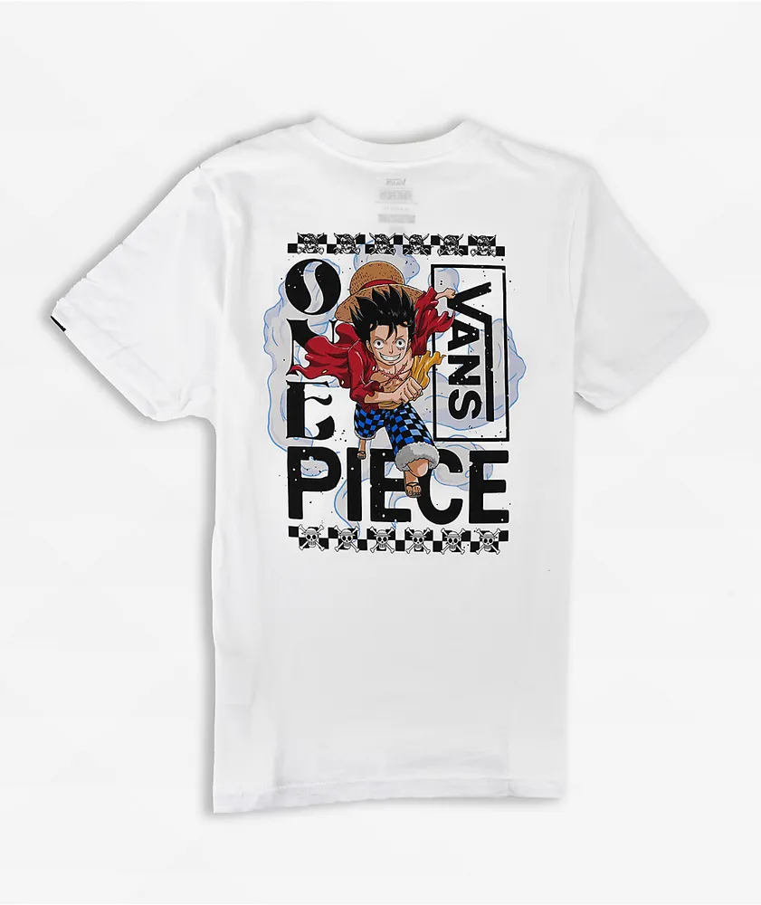 Vans x One Piece Kids White T-Shirt | The Pen Centre