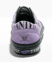 Vans x One Piece Old Skool One Piece Purple & Black Skate Shoes