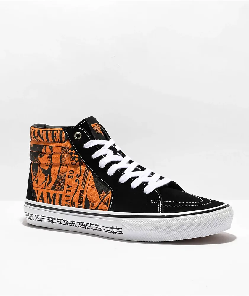 VANS SK8-Hi black white high skate shoes