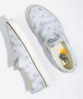 Vans x Park Project Slip-On White & Grey Tie Dye Skate Shoes