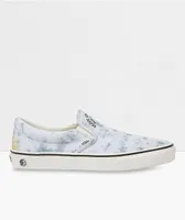 Vans x Park Project Slip-On White & Grey Tie Dye Skate Shoes