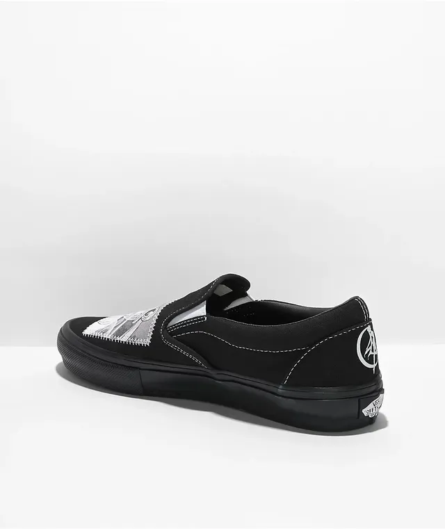 Vans Slip-On Cosmic Glow Skate Shoe - Black