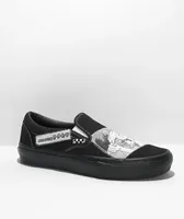 Vans x Sailor Moon Skate Slip-On Black & White Skate Shoes