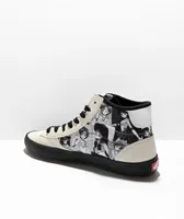 Vans x Sailor Moon The Lizzie Black & White High Top Skate Shoes