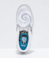 Vans x Santa Cruz Skate Slip-On White Skate Shoes