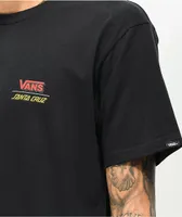Vans x Santa Cruz Wall Grab Black T-Shirt
