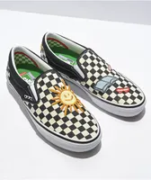 Vans x Skateistan Skate Slip-On Checkerboard Skate Shoes