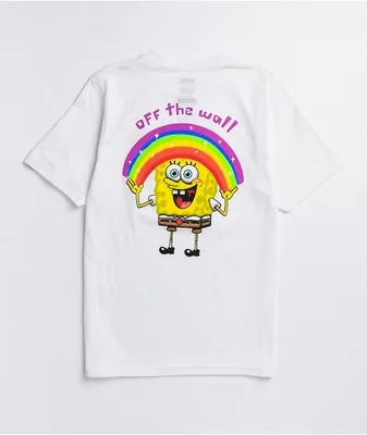 Vans x SpongeBob SquarePants Kids' Imaginaaation White T-Shirt