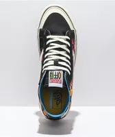 Vans x T&C Surf Designs Sk8-Hi 138 Deconstructed Checkered & Marshmallow Skate Shoes