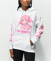 Vapor95 I'm Baby White Hoodie