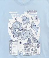 Vapor95 Shiba Quest Light Blue T-Shirt