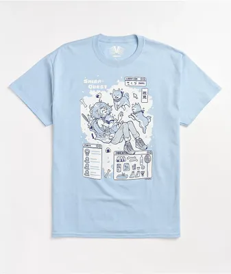 Vapor95 Shiba Quest Light Blue T-Shirt