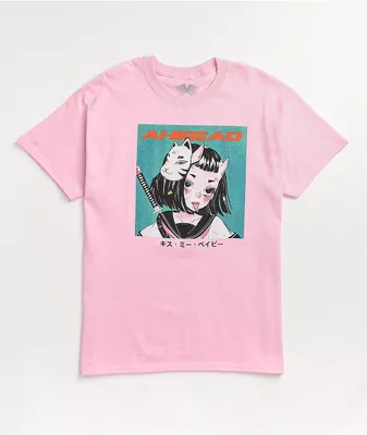 Vapor95 Tongues Out Pink T-Shirt