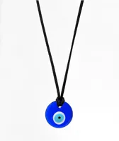 Velvet Luna Evil Eye 17.7" Suede Necklace