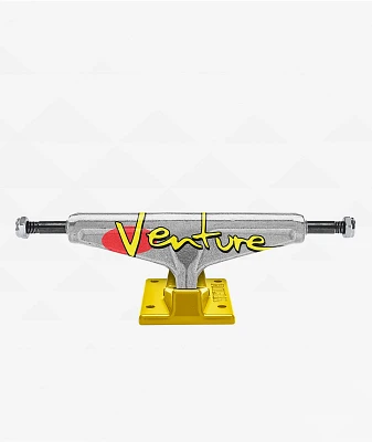 Venture 92 Full Bleed Silver & Yellow 5.0 Skateboard Truck