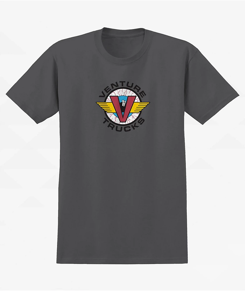 Venture Bloodshot Charcoal T-Shirt