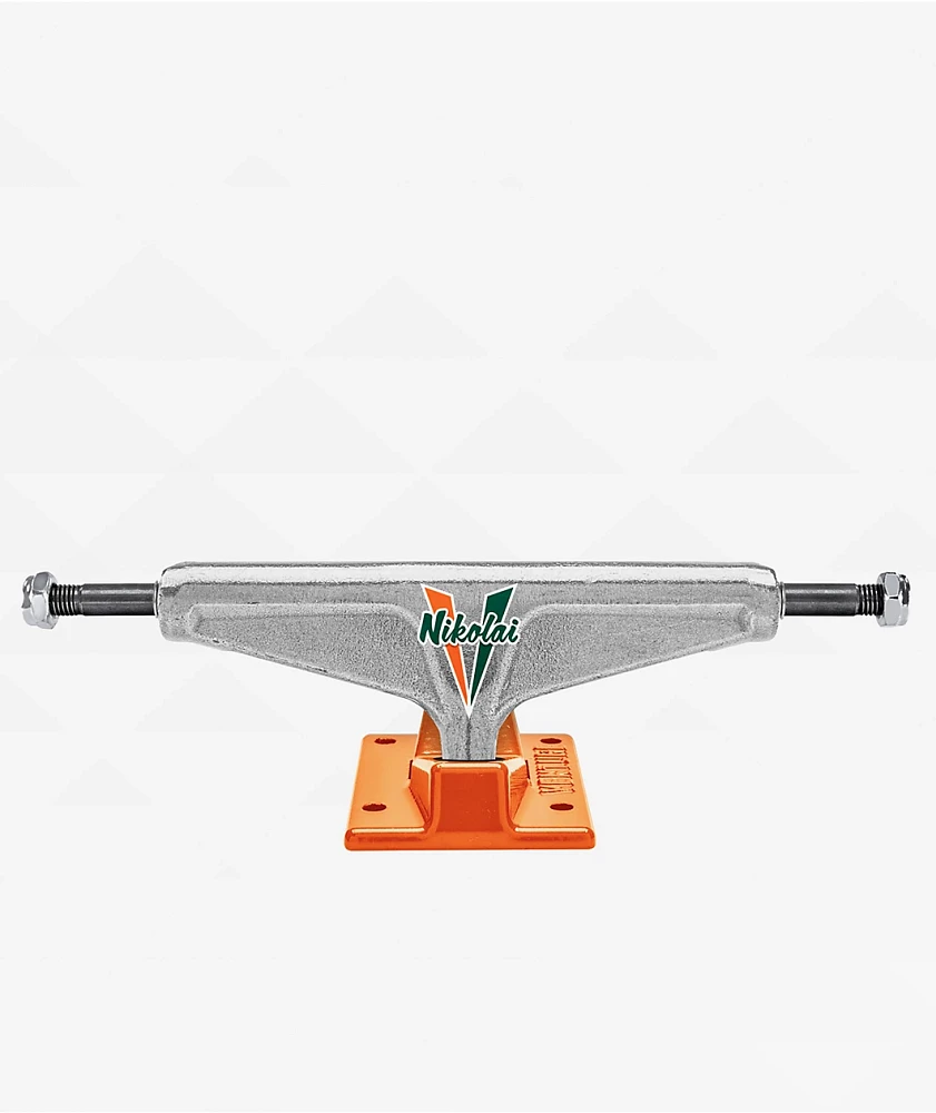 Venture Nikolai V-Hollows Silver & Orange 5.6 Skateboard Truck