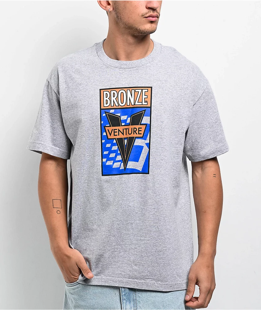 Venture x Bronze 56K Awake Heather Grey T-Shirt