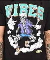 Vibes Skull And Cones Black T-Shirt