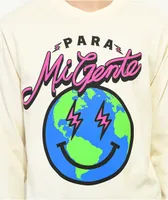 Vibras by J Balvin Para Mi Gente Cream Long Sleeve T-Shirt