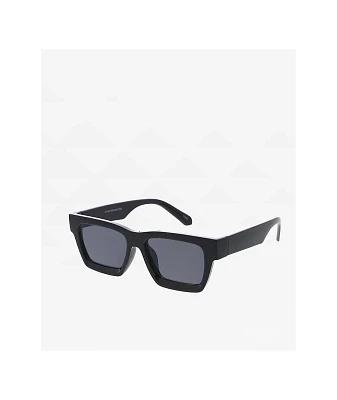 Vintage Transparent Square Black Sunglasses