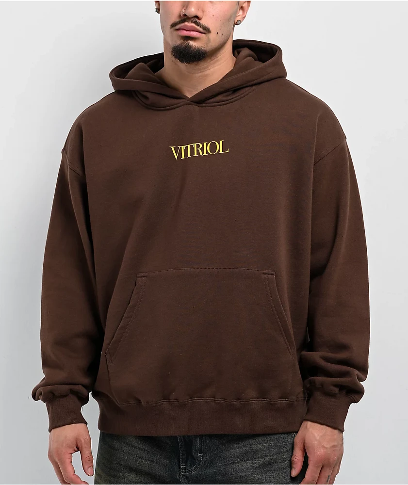 Vitriol Angelish Brown Hoodie