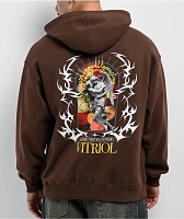 Vitriol Angelish Brown Hoodie
