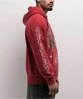 Vitriol Arches Red Zip Hoodie