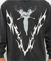 Vitriol Be Not Afraid Black Wash Long Sleeve T-Shirt