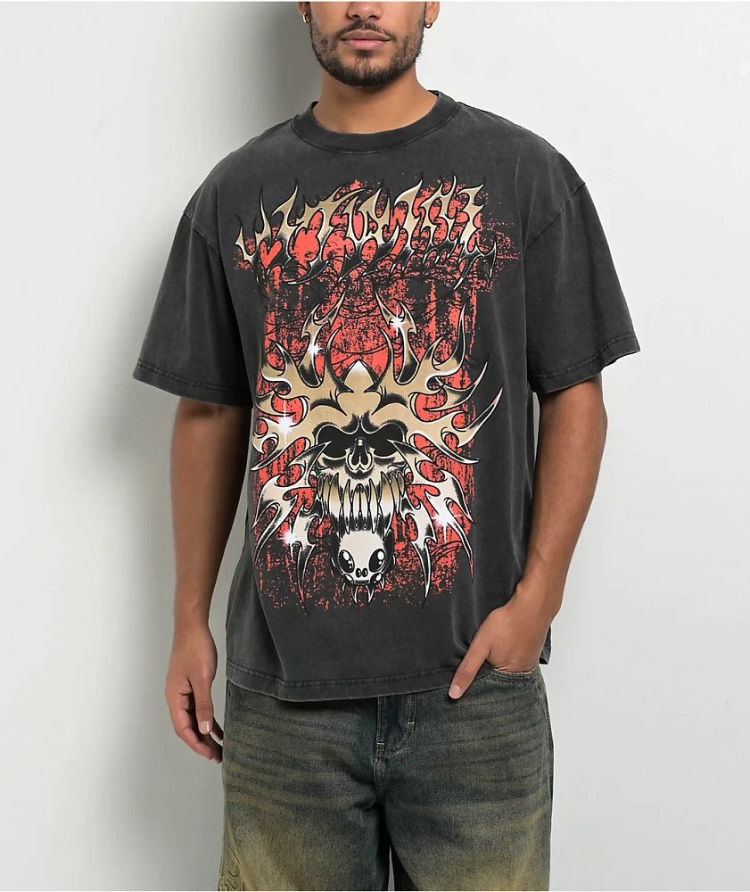 Vitriol Biospider Black Wash T-Shirt