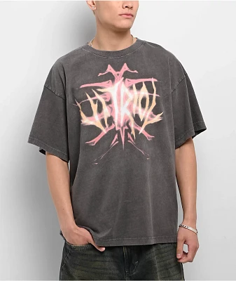 Vitriol Cyber Airbrush Vintage Grey T-Shirt