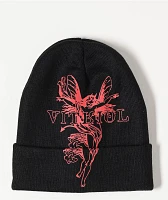 Vitriol Dark Angel Black Beanie