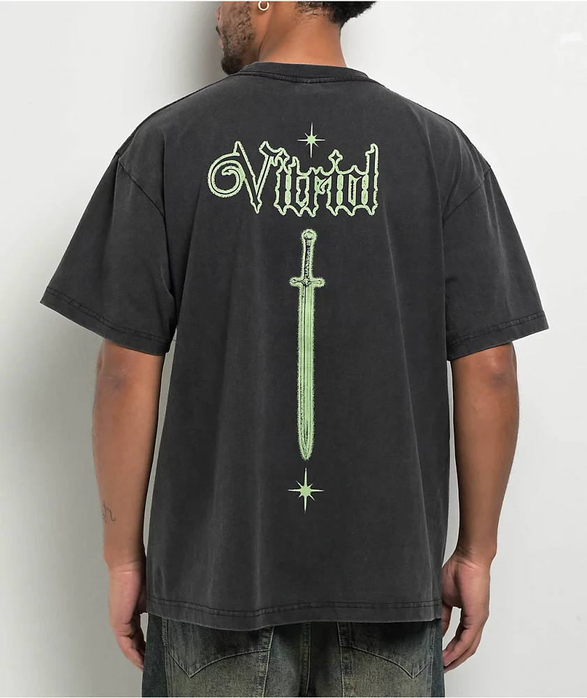 Vitriol Dark Fantasy Black Wash T-Shirt