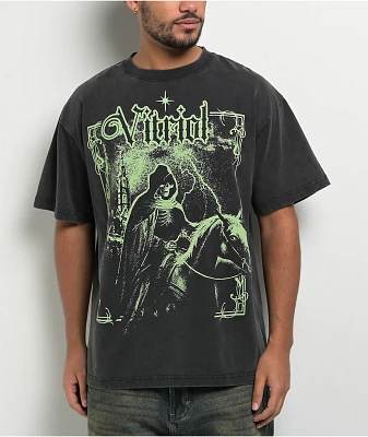 Vitriol Dark Fantasy Black Wash T-Shirt