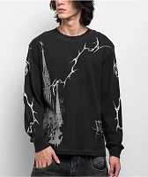 Vitriol Earthquake Black Thermal Long Sleeve T-Shirt