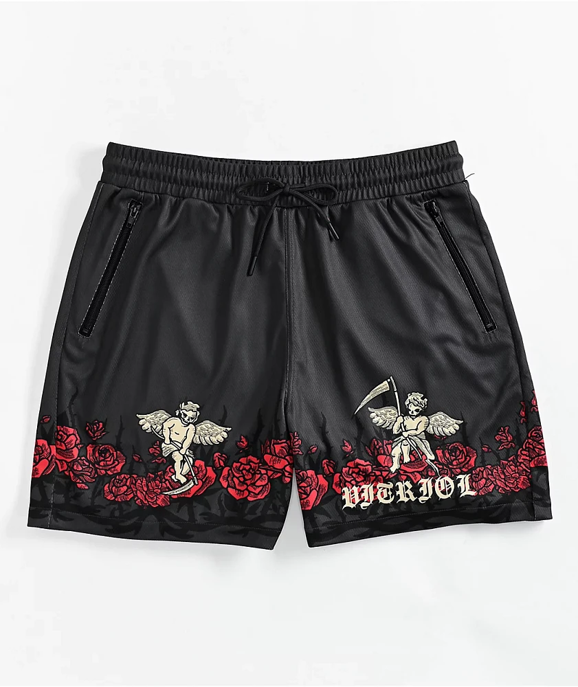 Vitriol Eternal Black Mesh Shorts