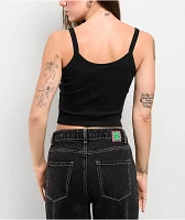 Vitriol Ethereal Sigilism Black Crop Tank Top