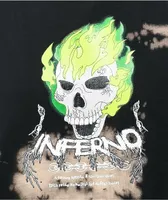 Vitriol Georgia Inferno Black Bleach Dye T-Shirt