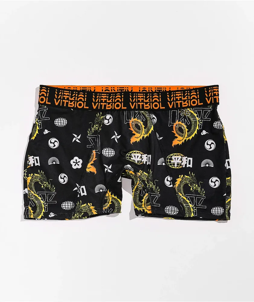Vitriol Gilly Dragons Boyshort Underwear