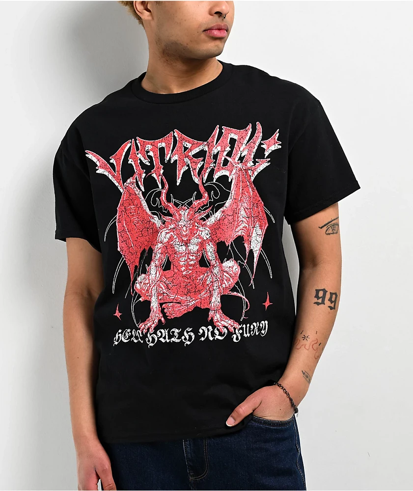 Vitriol Hath No Fury Black T-Shirt